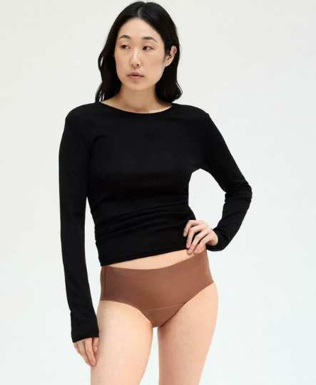 Female Engineering WITH HIGH ABSORBENCY – HIPHUGGER - Menstruatie-ondergoed - light dusty brown